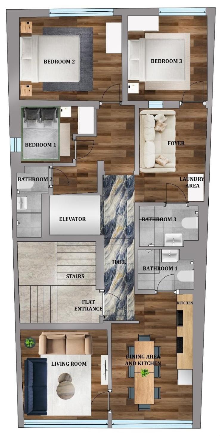 Stunning 3br 3bathroom 3ac Near Metro D6 *